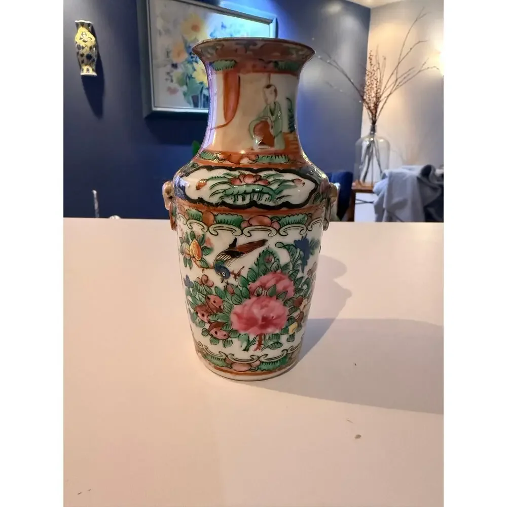 Antique 19th Century Chinese Rose Medallion 6